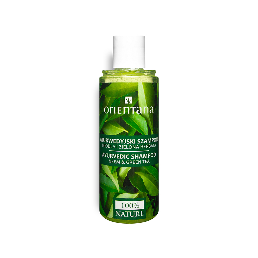 Ajurwedyjski szampon do wÅ‚osÃ³w neem i zielona herbata